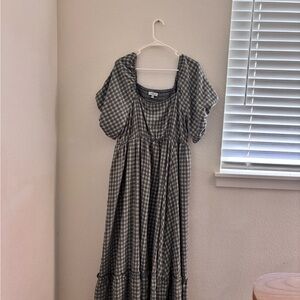 Shop Henly Plaid Maxi dress